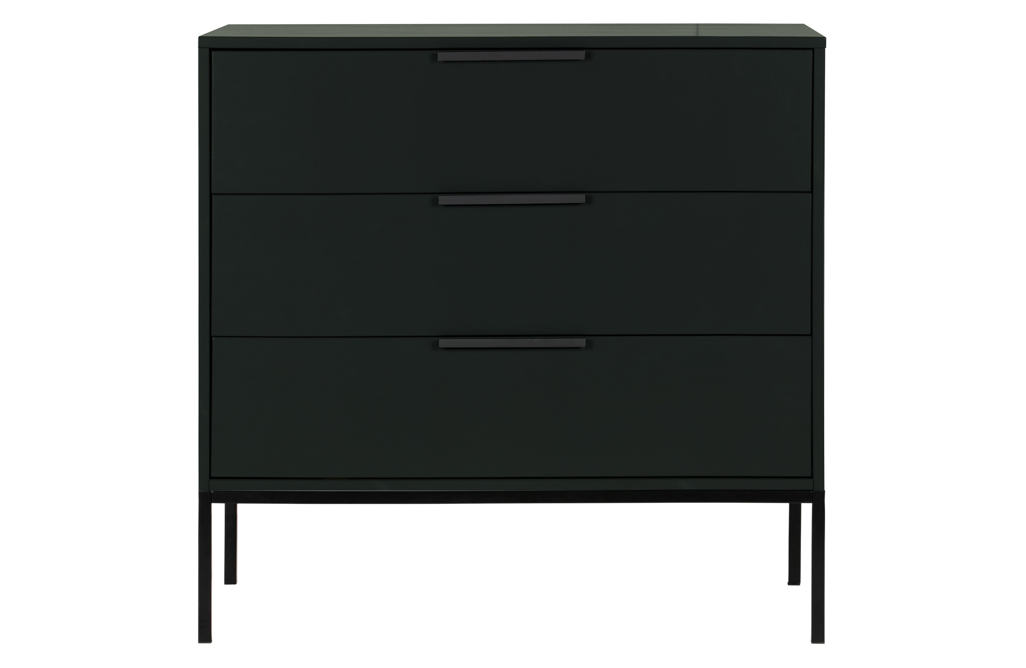 WOOOD-collectie Adam Ladekast Grenen Zwart