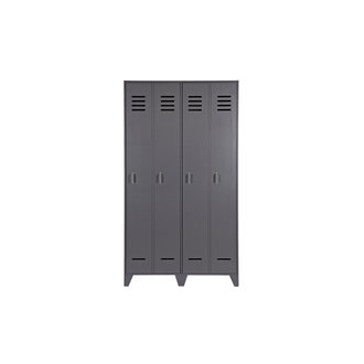 WOOOD Stijn Lockercabinet Steelgrey