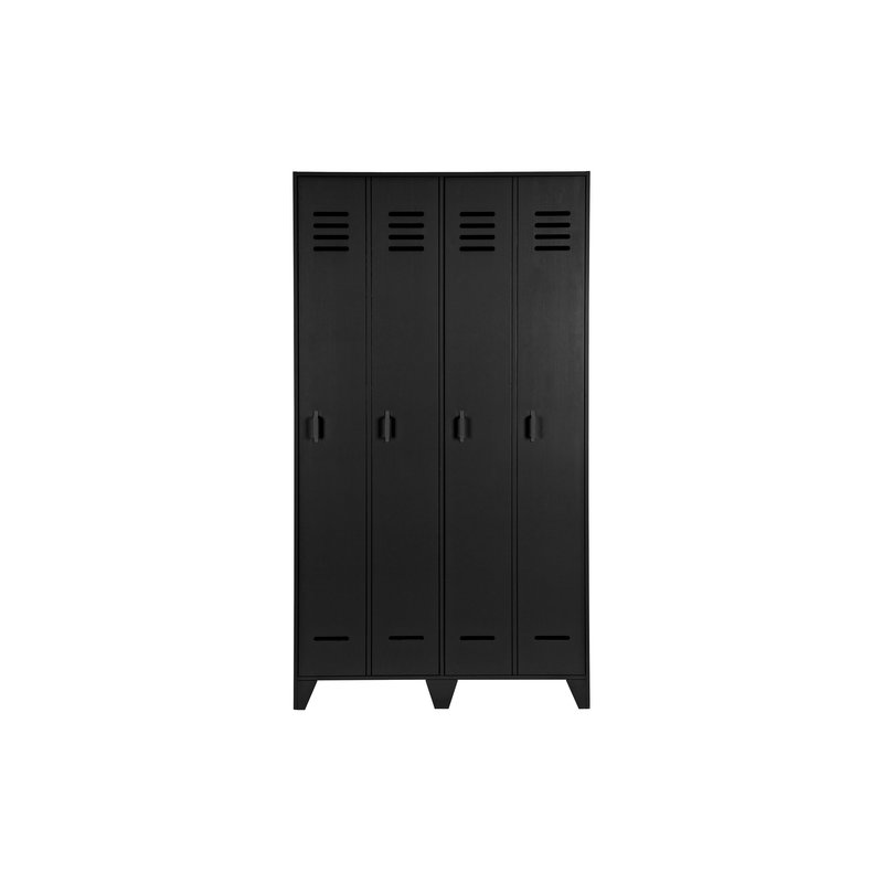 WOOOD-collectie Stijn Locker Cabinet Black