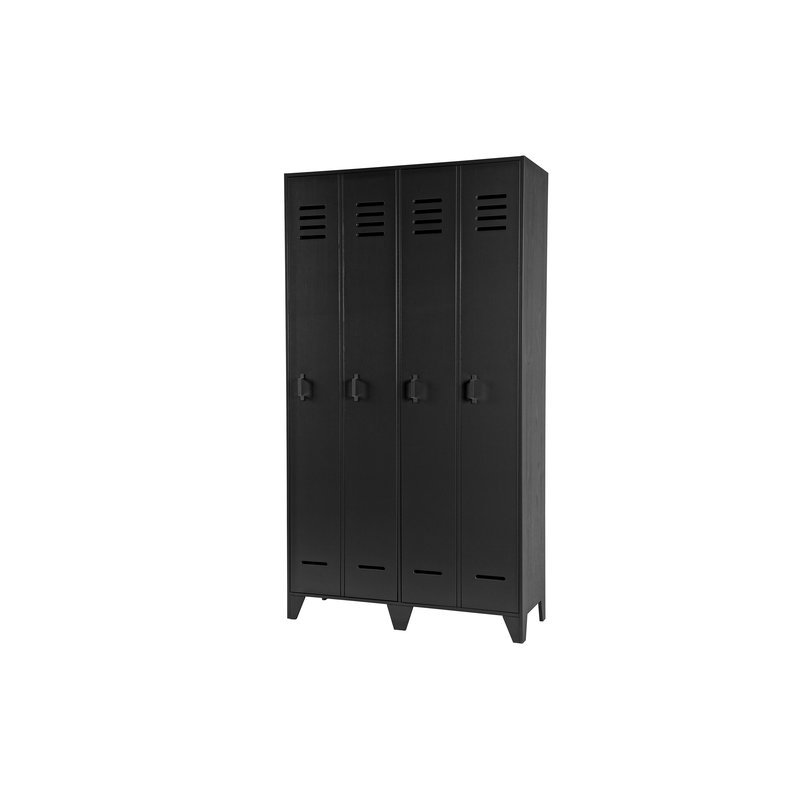 WOOOD-collectie Stijn Locker Cabinet Black