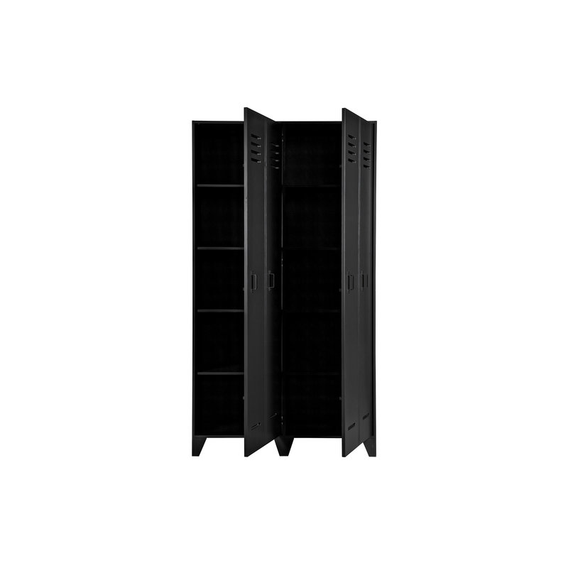 WOOOD-collectie Stijn Locker Cabinet Black
