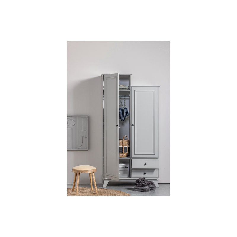 WOOOD-collectie Lily Wardrobe Cabinet Pine Clay