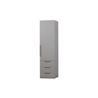 WOOOD Rens 1-door Wardrobe Long Handle Walnut/pebble Grey