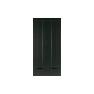 WOOOD Connect 2-doors - Drawer - Strip Doors Black