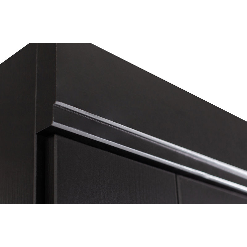 WOOOD-collectie Connect 2-doors - Drawer - Strip Doors Black