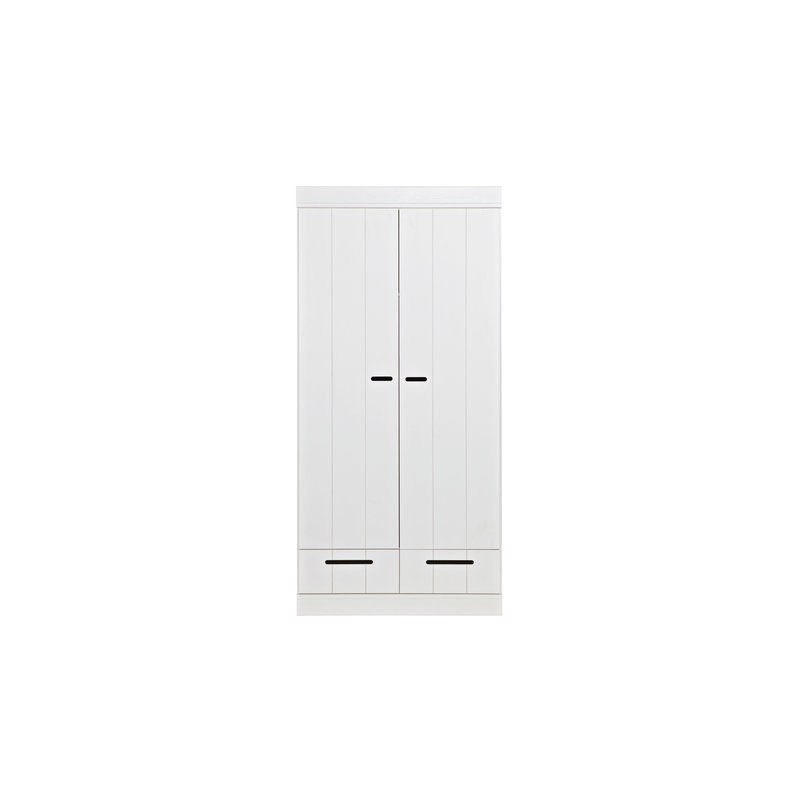 WOOOD-collectie Connect 2-doors - Drawer - Strip Doors Cabinet