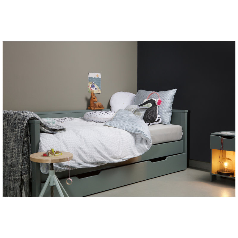 WOOOD-collectie Nikki Matras / Bedlade Grenen Jadegroen