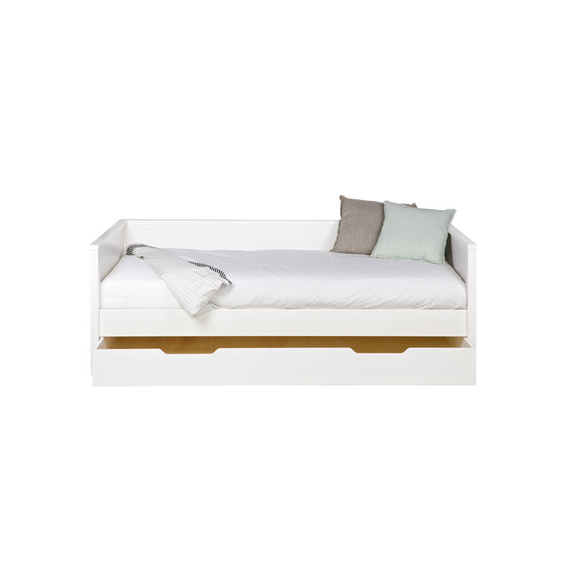 WOOOD-collectie Nikki Mattress / Bed Drawer Pine White