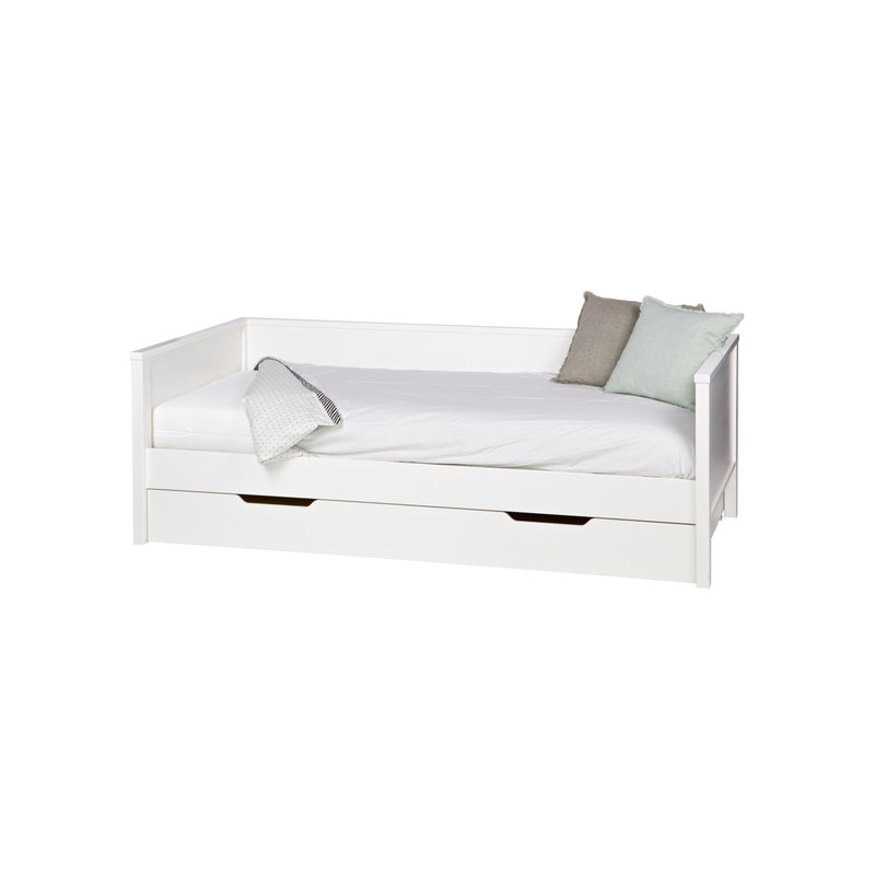 WOOOD-collectie Nikki Mattress / Bed Drawer Pine White