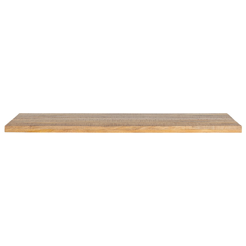 WOOOD-collectie Tablo Table Top Mango Rough Sawn Natural Melange 180x90