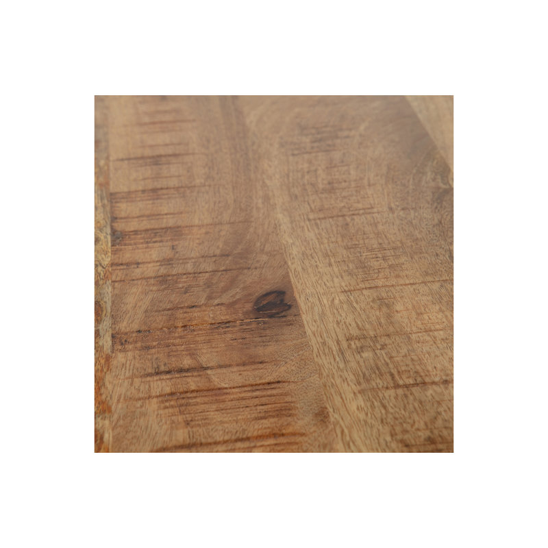 WOOOD-collectie Tablo Table Top Mango Rough Sawn Natural Melange 180x90