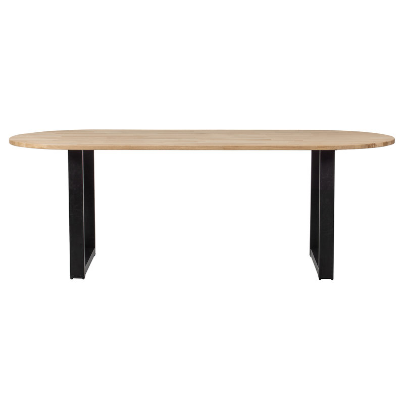 WOOOD-collectie Tablo Table Oval Oak  U-leg