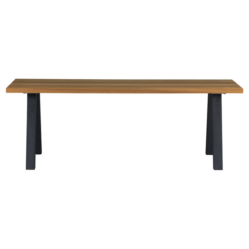 WOOOD-collectie Tablo Outdoor Dining Table Wood With A-leg Metal