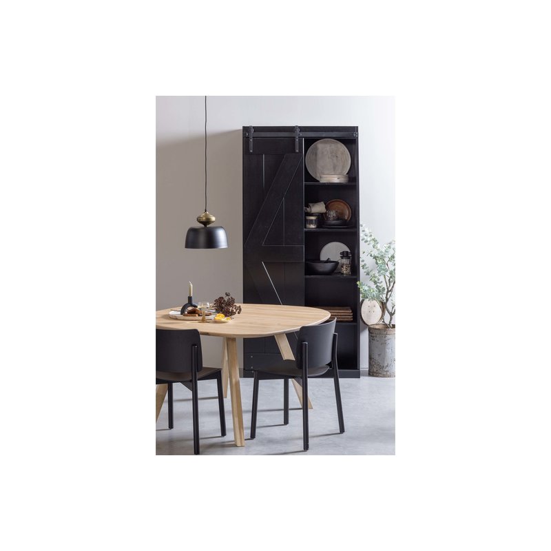 WOOOD-collectie Tablo Table Top Oak Natural Organic 130x130