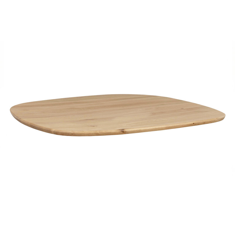 WOOOD-collectie Tablo Table Top Oak Natural Organic 130x130