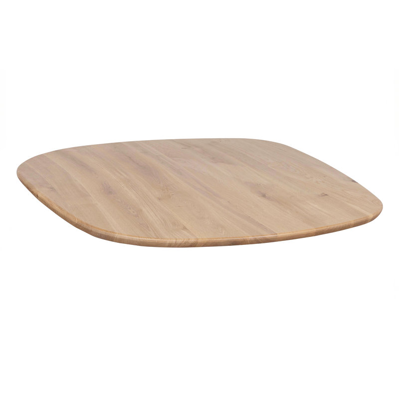 WOOOD-collectie Tablo Table Top Oak Natural Organic 130x130