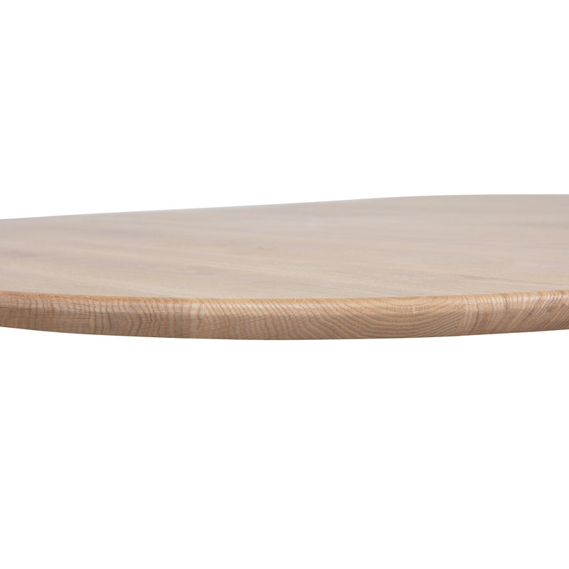 WOOOD-collectie Tablo Table Top Oak Natural Organic 130x130