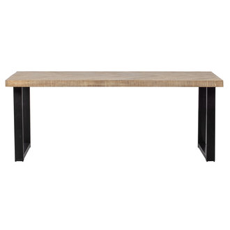 WOOOD Tablo Table Mango Herringbone 200x90 U-leg