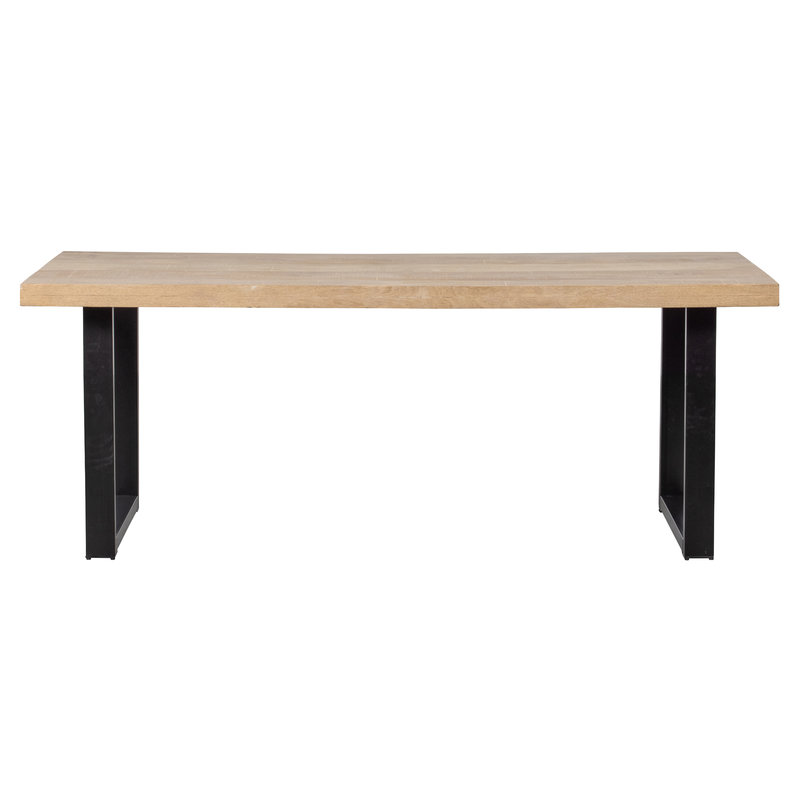 WOOOD-collectie Combi-tablo: Mango 180x90 & U-poot