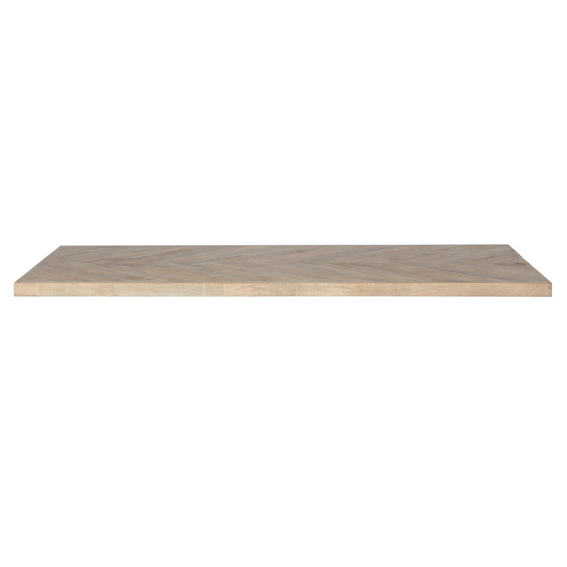 WOOOD-collectie Tablo Table Top Mango Herringbone 200x90