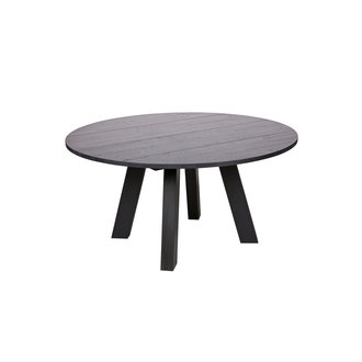 WOOOD Rhonda Dining Table Ø150 Oak Blacknight WOOOD Rhonda Dining Table Ø150 Oak Blacknight