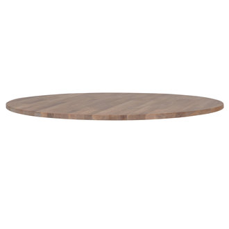 WOOOD Tablo Table Top Oak Ø120 Oil Grey