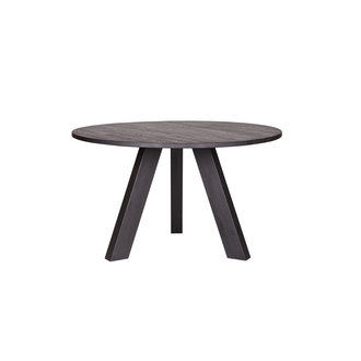 WOOOD Rhonda Dining Table Ø129cm Blacknight