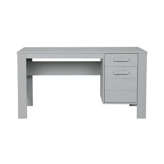 WOOOD Dennis Desk Pine Concrete Grey Brushed