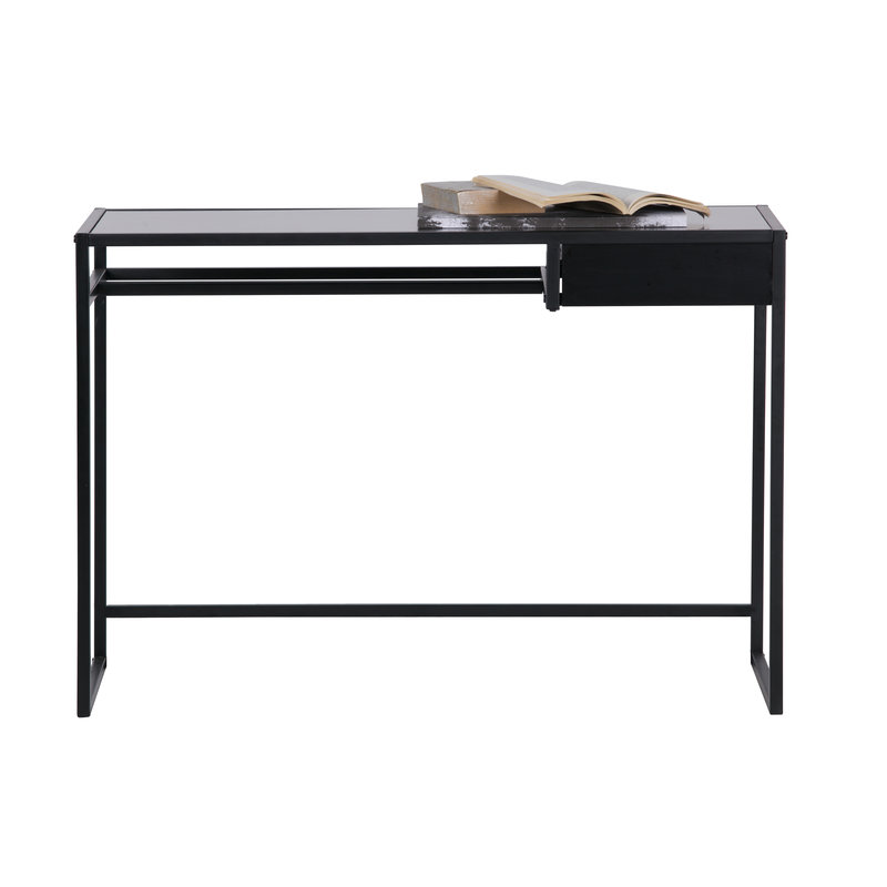 WOOOD-collectie Teun Desk With Drawer Metal Black