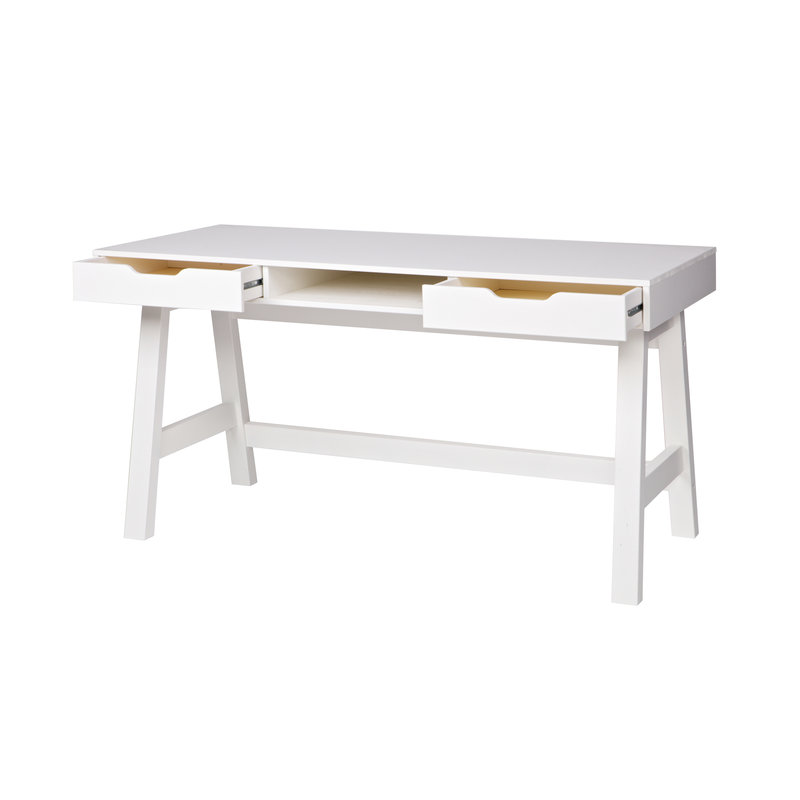 WOOOD-collectie Nikki Desk Pine White