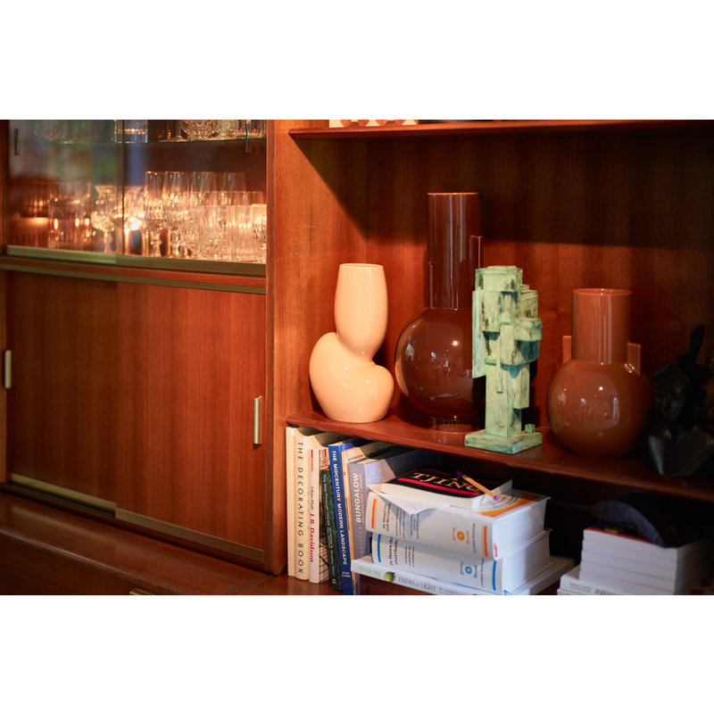 HKLIVING-collectie Keramiek vaas espresso L