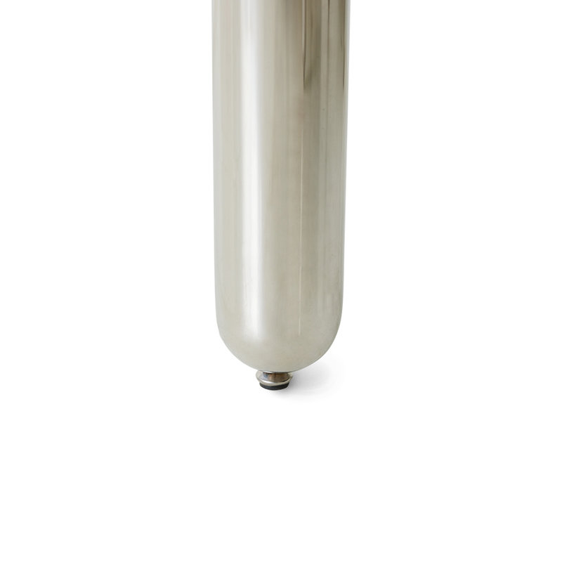 HKLIVING-collectie Chrome Lounge stoel Canvas Brown