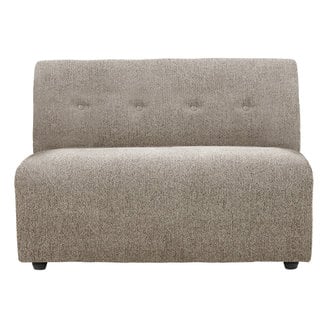 HKLIVING vint couch: element middle 1,5-seat, sneak, beige