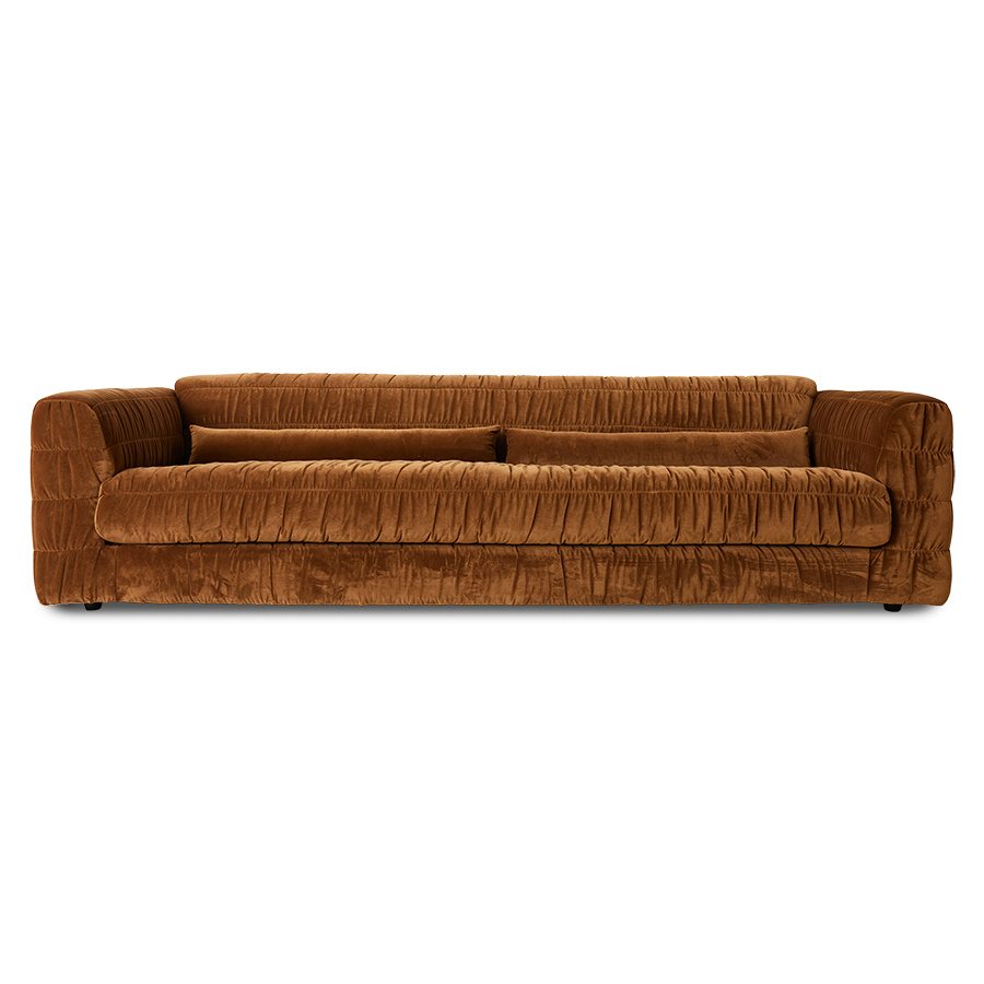 HKLIVING-collectie club bank: royal velvet, caramel