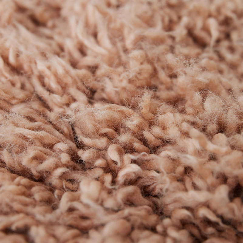 HKliving-collectie Fluffy rug soft pink (200x300)