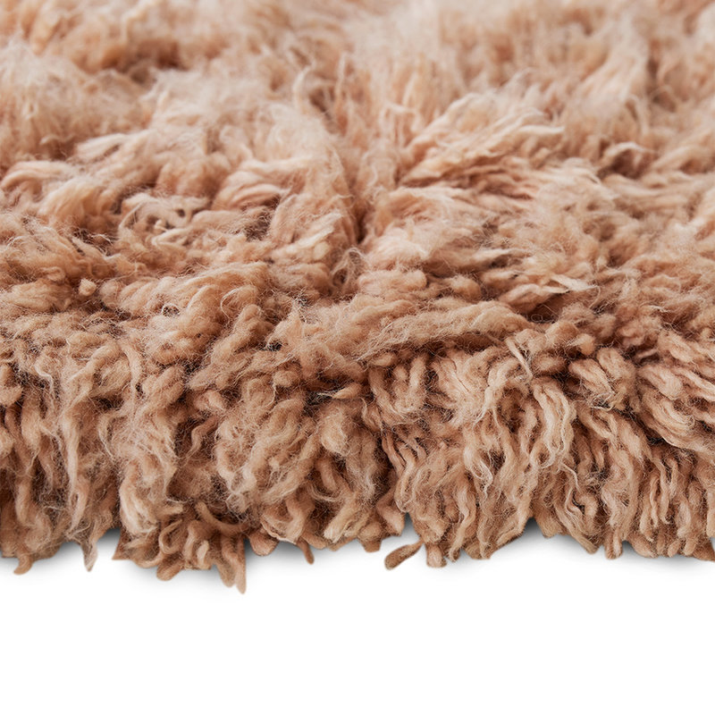 HKliving-collectie Fluffy rug soft pink (200x300)