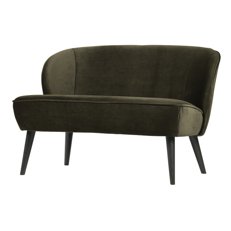 WOOOD-collectie Sara Small Sofa Velvet Warm Green