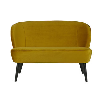 WOOOD Sara Small Sofa Velvet Ochre
