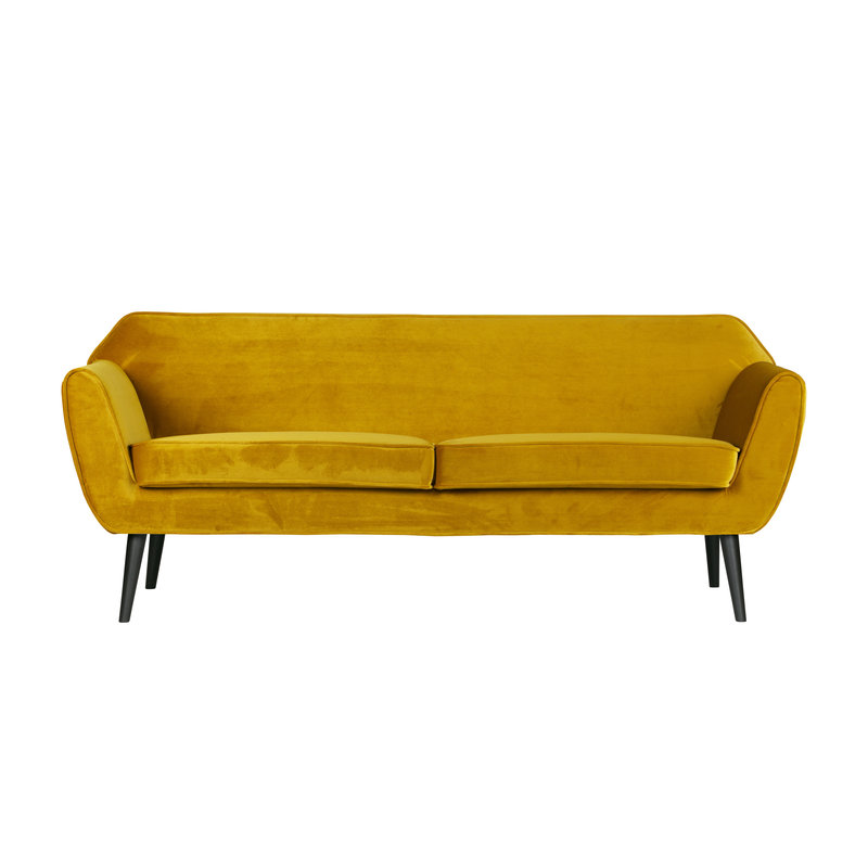 WOOOD-collectie Rocco Sofa 187 Cm Fluweel Oker