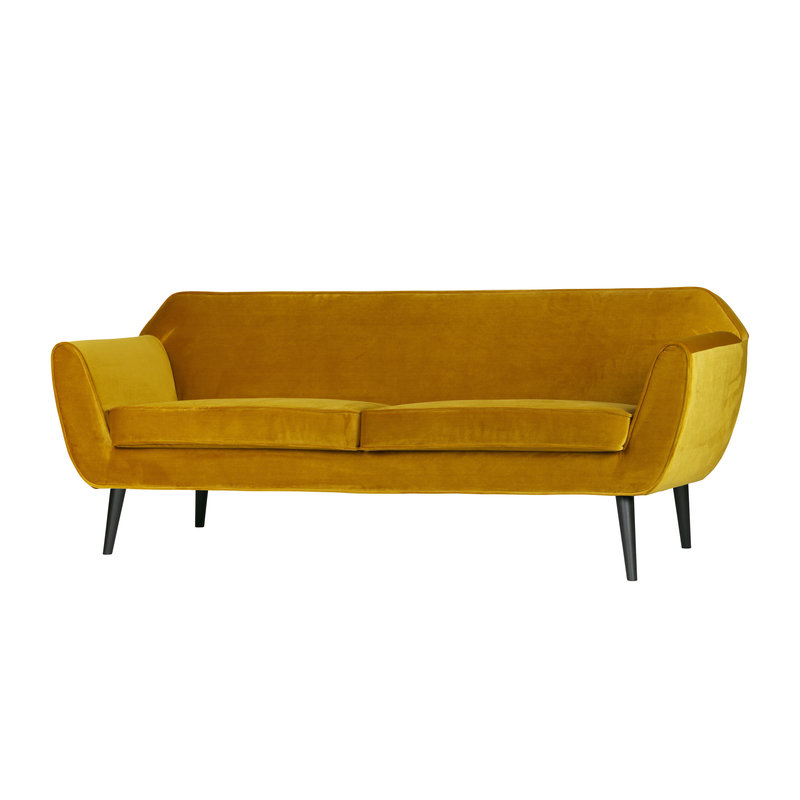 WOOOD-collectie Rocco Sofa 187 Cm Fluweel Oker