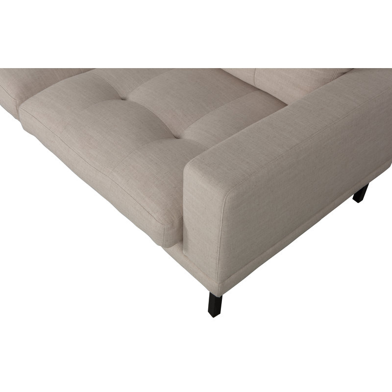 WOOOD River Chaise Longue Padded Links Naturel