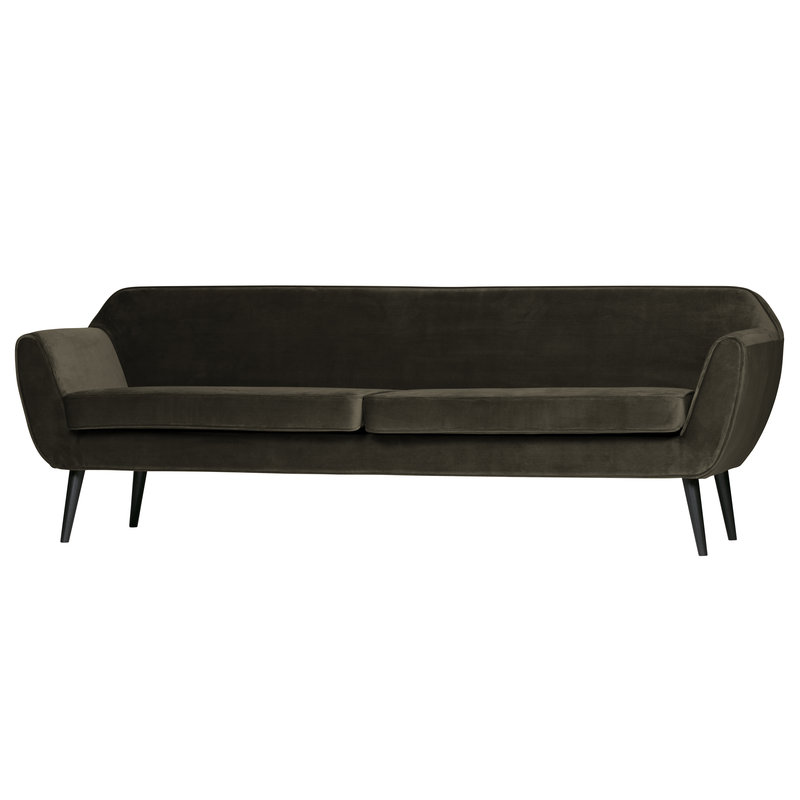 WOOOD-collectie Rocco Xl Sofa 230 Cm Velvet Warm Green