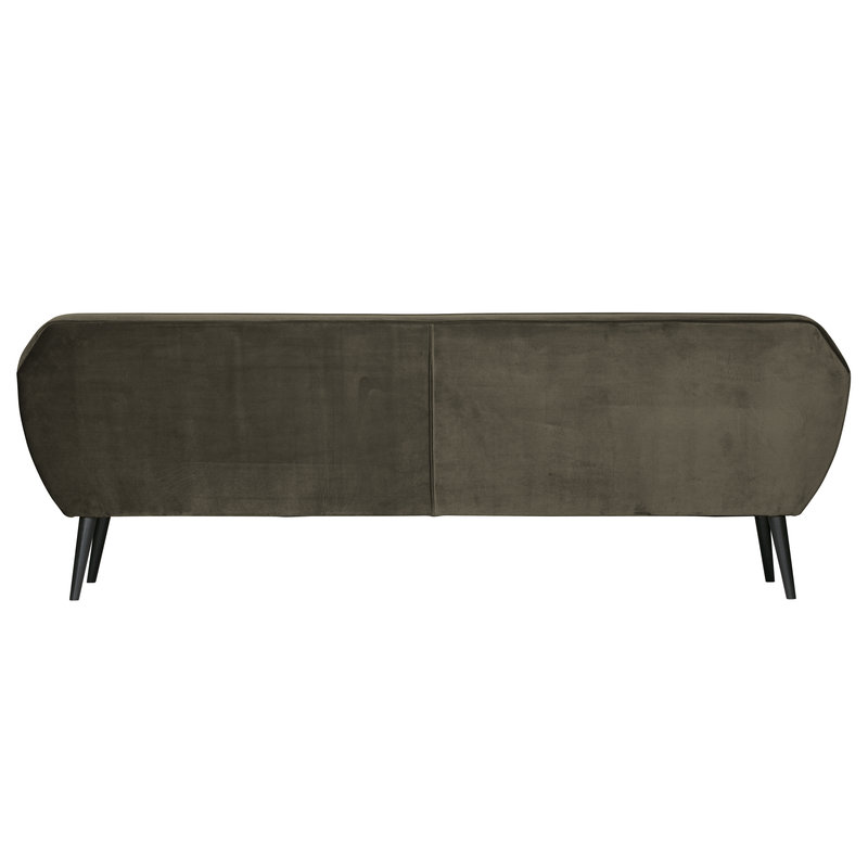 WOOOD-collectie Rocco Xl Sofa 230 Cm Velvet Warm Green