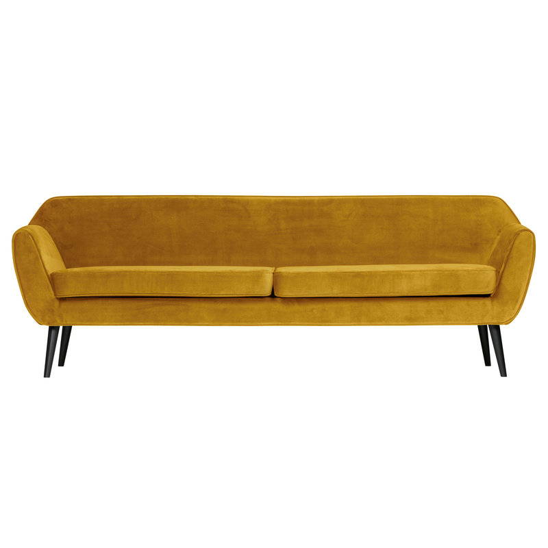 WOOOD-collectie Rocco Xl Sofa 230 Cm Fluweel Oker