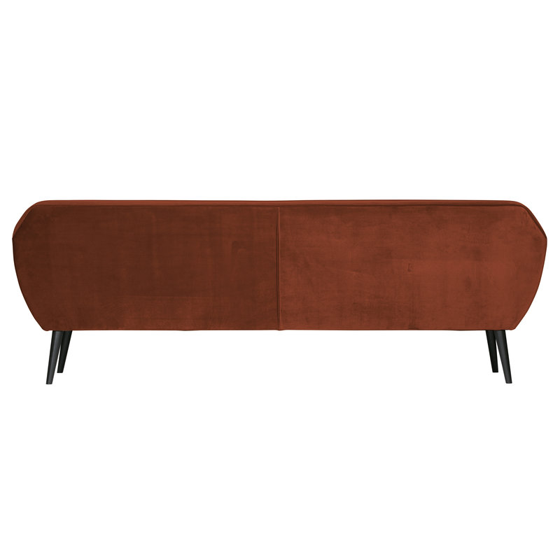 WOOOD-collectie Rocco Xl Sofa 230 Cm Fluweel Roest