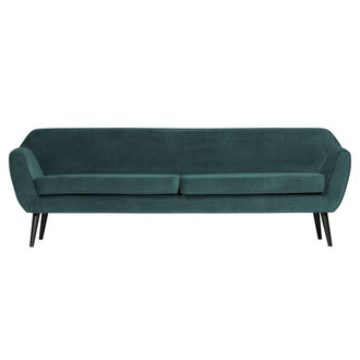 WOOOD Rocco Xl Sofa 230 Cm Fluweel Teal