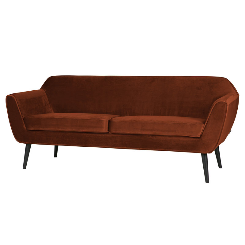 WOOOD-collectie Rocco Sofa 187 Cm Fluweel Roest