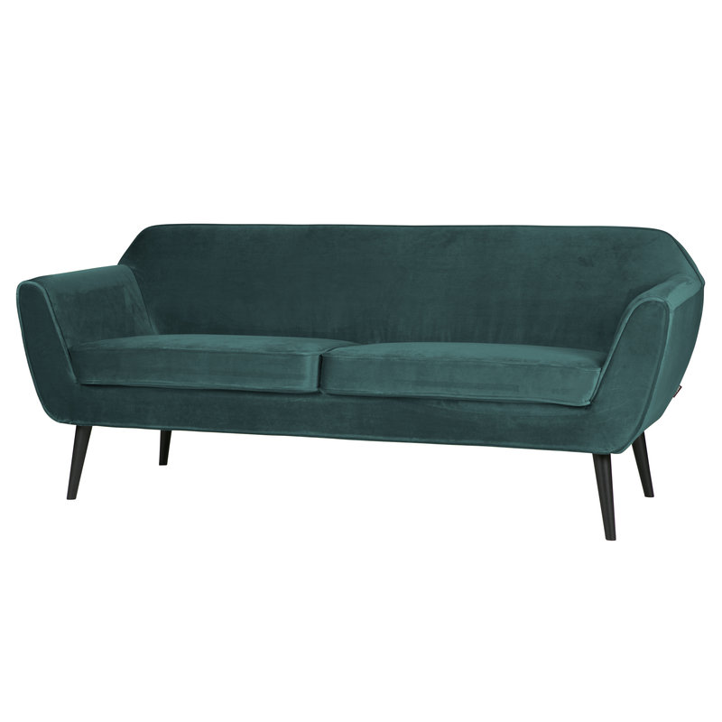 WOOOD-collectie Rocco Sofa 187 Cm Fluweel Teal