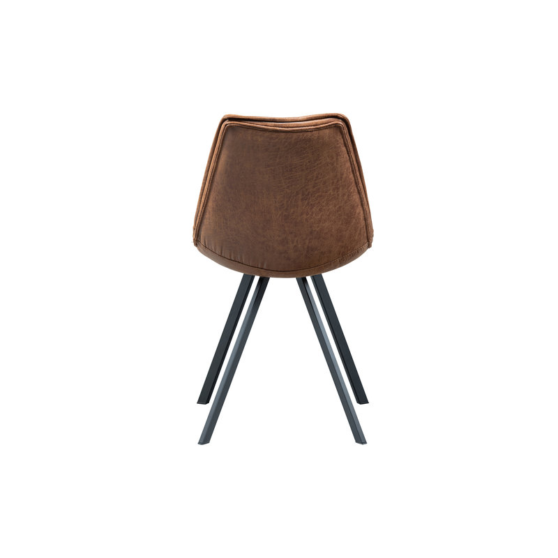 WOOOD-collectie Set Of 2 Swen Dining Chair Cognac