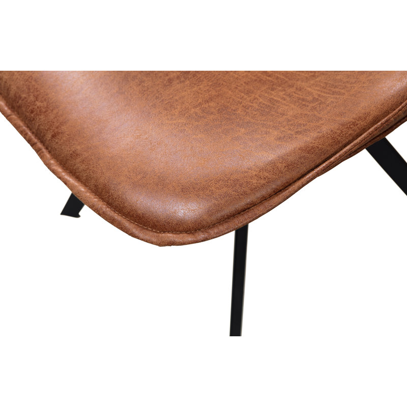 WOOOD-collectie Set Of 2 Swen Dining Chair Cognac